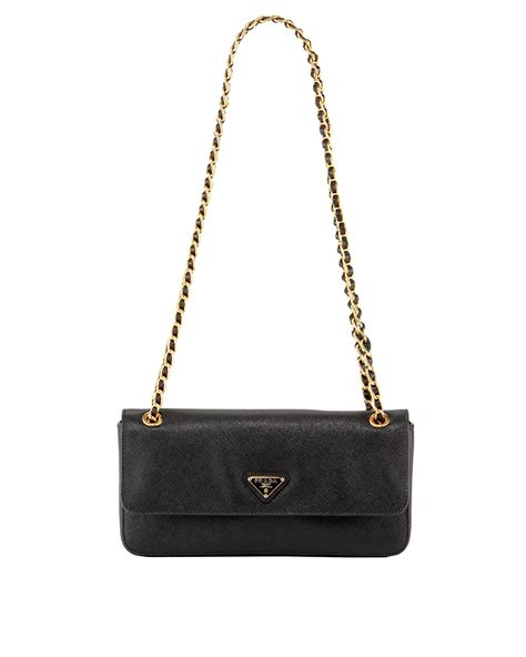 prada gold chain bag|prada shoulder bag gold chain.